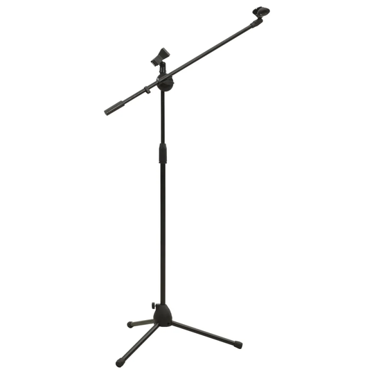 Dual Clip Holder Adjustable Height Speaker Stand