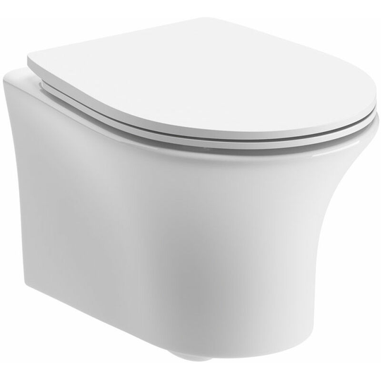 Signature - Sandro Wall Hung Rimless Toilet - Soft Close Seat
