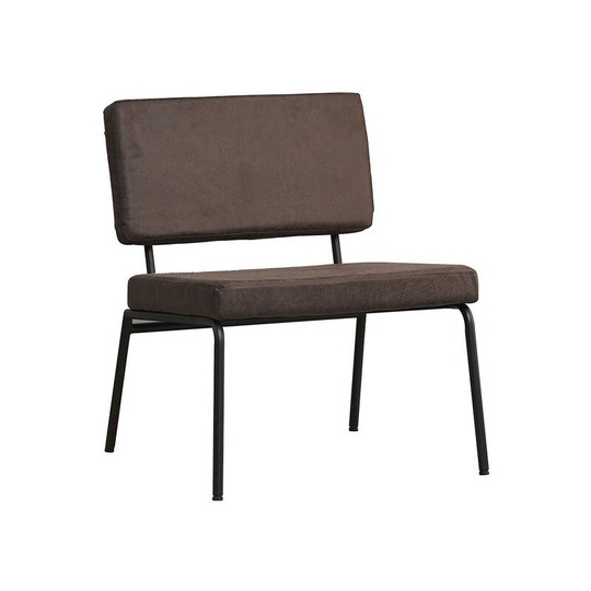Scandinavian Armchair Espen Anthracite Eco-Leather - Anthracite