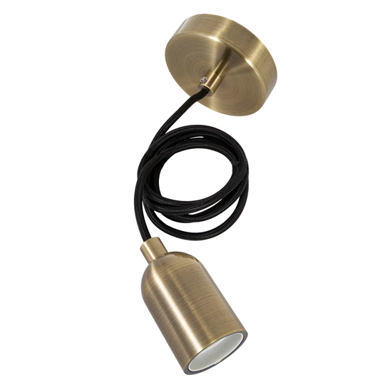 Greenfest 1-Light Single Bulb Pendant