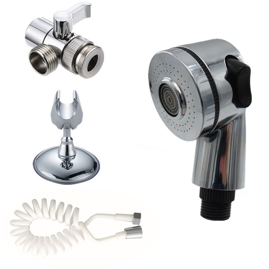 Bathroom Faucet Handheld Shower Spray-Head Bath Suit Add-Pressure Shower Head,model: 1.5m