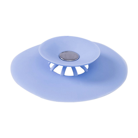 Kitchen press anti-odor closed rebound silicone drain bathroom anti-blocking plastic sink strainer saucer drain