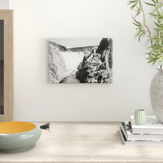 'Boulder Dam from Across the Colorado River' by Ansel Adams Graphic Art