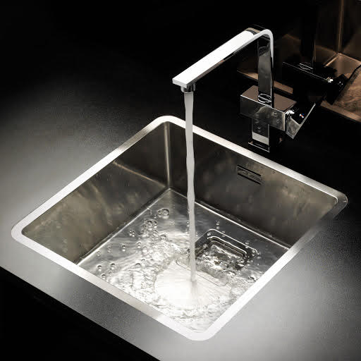 Reginox Texas 1 Bowl Integrated Stainless Steel Kitchen Sink with Waste Included