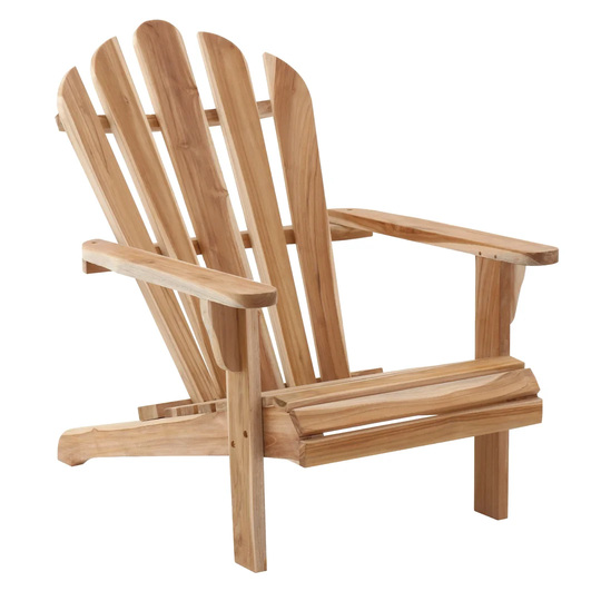 Beklabito Solid Wood Adirondack Chair