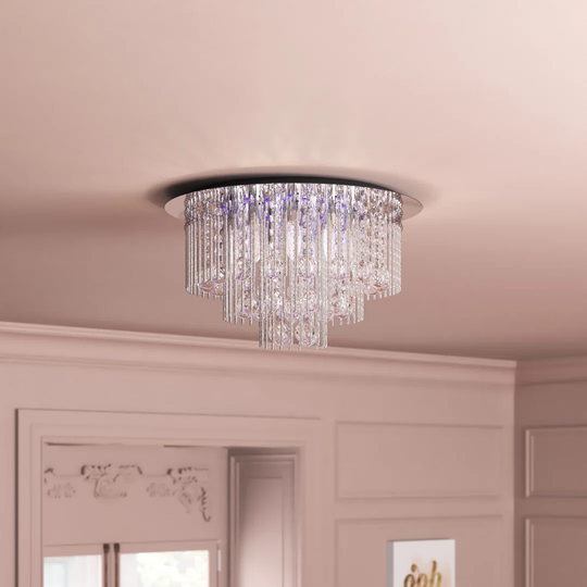 8-Light 55cm LED Flush Mount