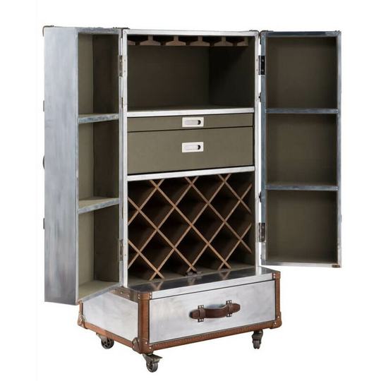 Aviator Aluminium Drinks Cabinet