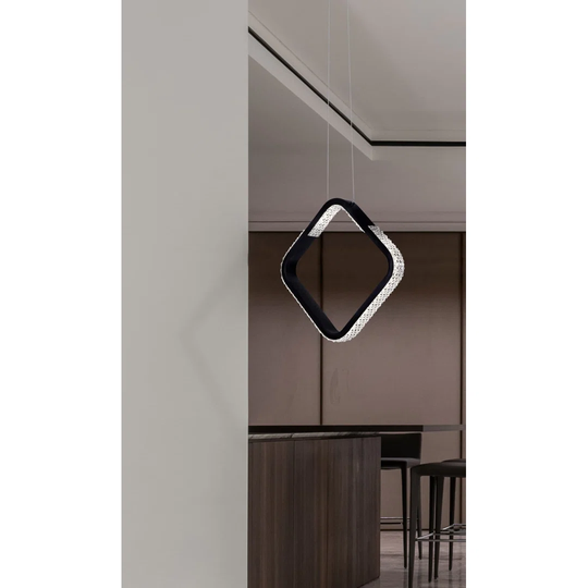 Aerona 1-Light Geometric LED Pendant