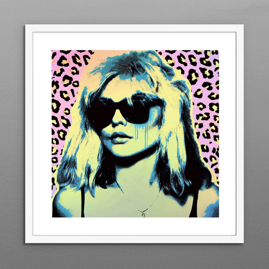 Blondie in Leopard Print - Art Prints on Canvas