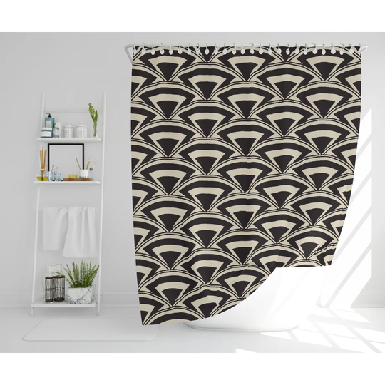 Jettie Polyester Shower Curtain Set