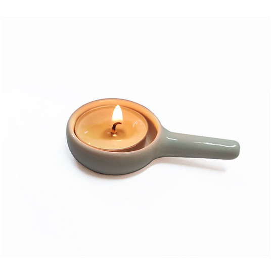 Ilovemilan - Ceramic Candle Holder Oil Incense Burner Diffuser Essential Aromatherapy Oil Burner Lamps Tray Porcelain Home Living Room Decor