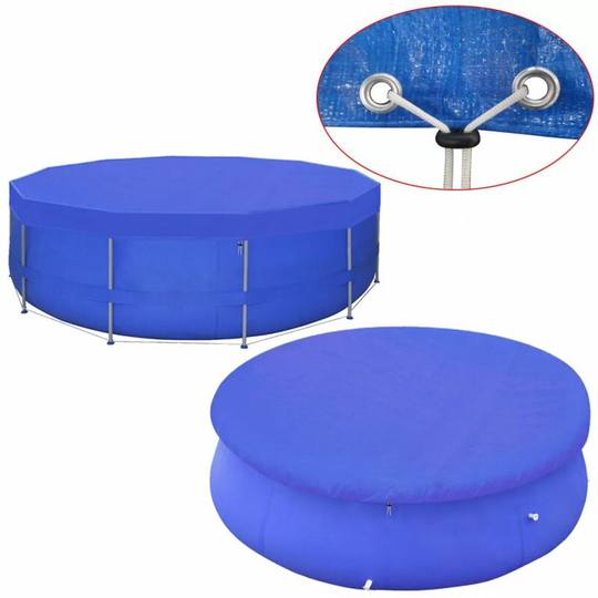 Pool Cover pe Round 540 cm 90 g/m2