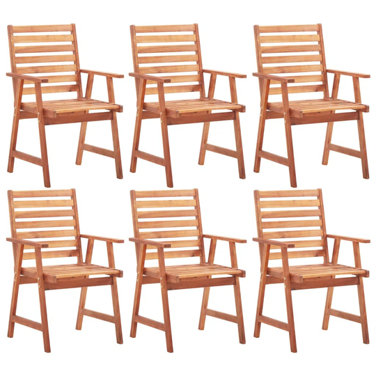 Garald Acacia Patio Dining Armchair