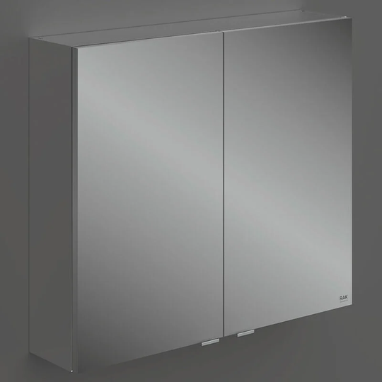 Rak Joy 2 Doors Wall Hung Mirror Cabinet 800mm Wide