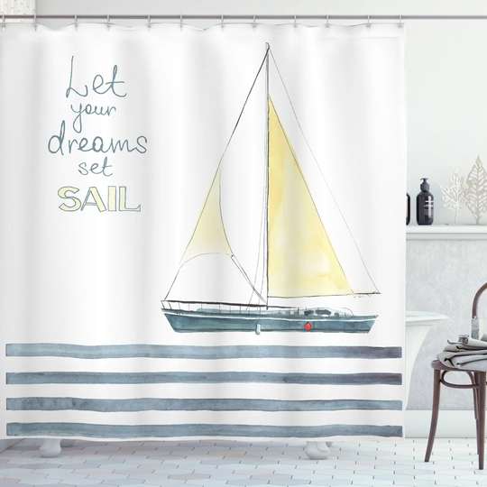 Gael Polyester Shower Curtain