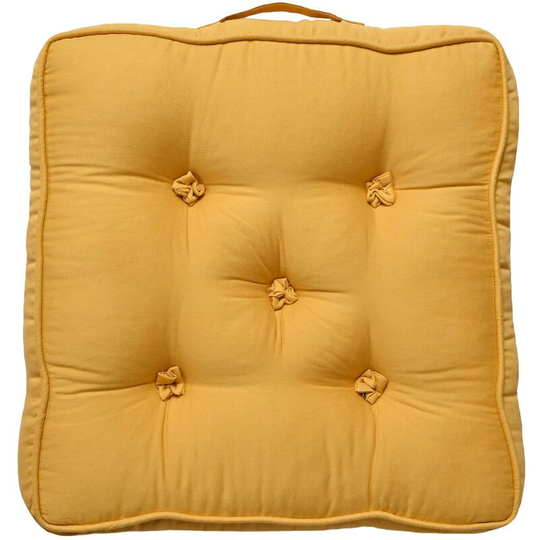 Armchair Booster Comfortable Living Room Cotton Cushion 4' Thick Seat Pad, Amber Gold - Loft 25