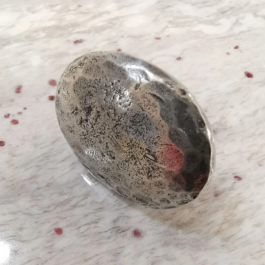 Oval Genuine Pewter Oval Cabinet and Drawer Knob