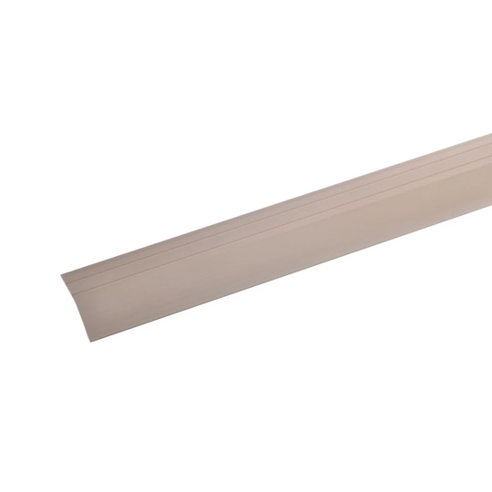 Abhijith Metal 0.8 cm Thick x 3 cm Wide x 100 cm Length Overlap Reducer in Light Bronze