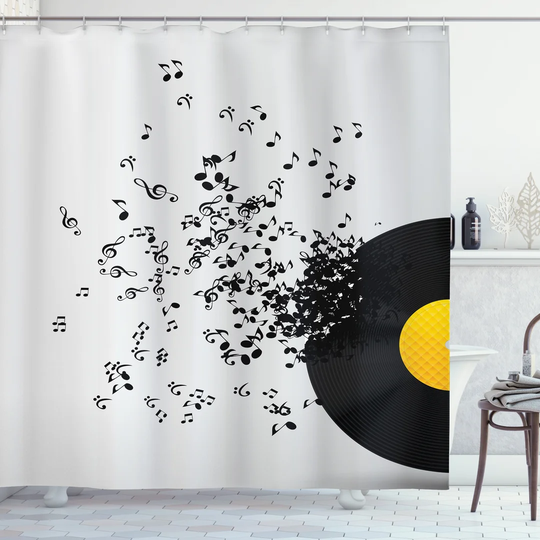 Azazel Polyester Shower Curtain Set