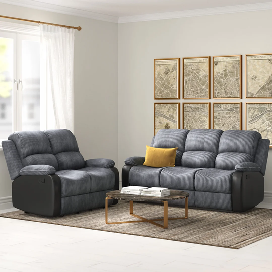 Anding 2 Piece Reclining Sofa Set