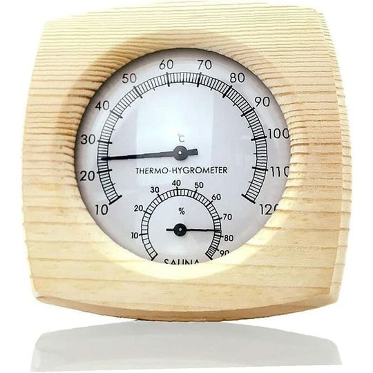 Sauna Thermometer Betterlife,Outdoor Indoor Sauna Sauna Supplies Inductive Pointer Home Humidity Meter Hygrometer Hygrometer Sauna Thermometer Sauna