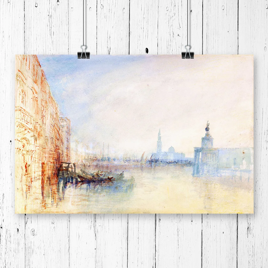 Venice the Mouth of the Grand Canal' by J.M.W. Turner Wall Art