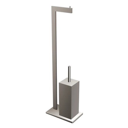 Micheroux Free-Standing Toilet Roll & Brush Holder