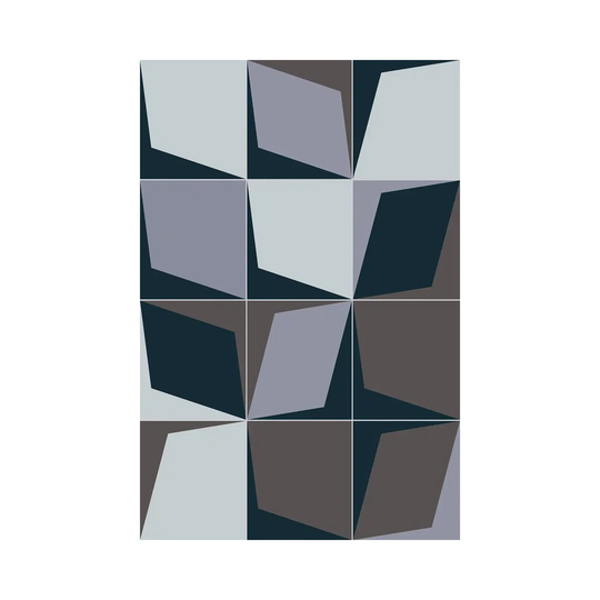 3D Perspective by Angel Estevez - Floater Frame Graphic Art on Canvas