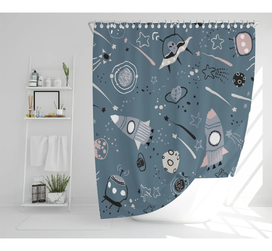 Cumby Polyester Shower Curtain Set