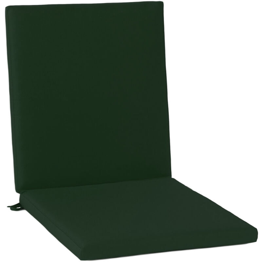 High Bounce Foam Mattress Chair Cushion for Garden Armchair Chair 41x41x4cm Dark Green