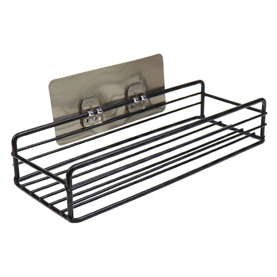 Wrought Iron Kitchen Storage Storage Storage Storage Storage Holder Storage Holder Powerful and Seamless Square Storage Holder (Black