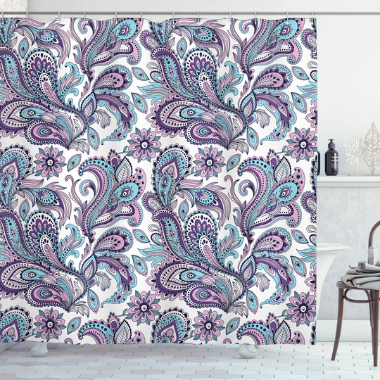 Beverlin 13 Piece Polyester Shower Curtain Set
