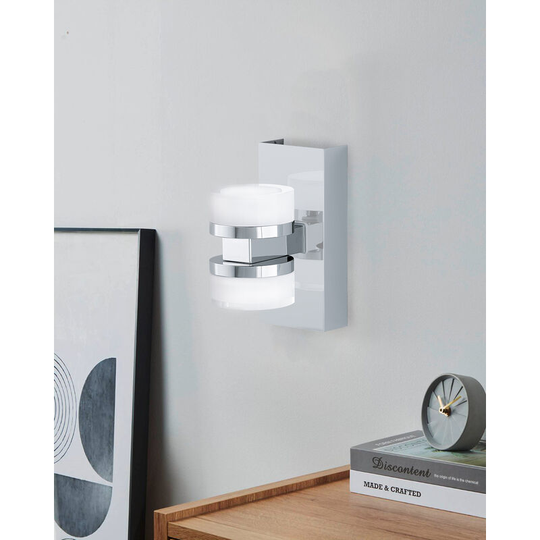 Eglo - Romendo 1 Chrome Steel Wall Light - chrome