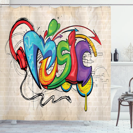 Berty 13 Piece Polyester Shower Curtain Set