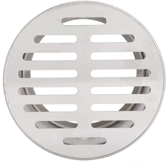 Gift - Shower Drain Anti Odor Round Balcony Stainless Steel Anti-blocking Floor Drain for Outdoor Drain Pipes Exhausts Roof Balcony (110 Flat Vents)