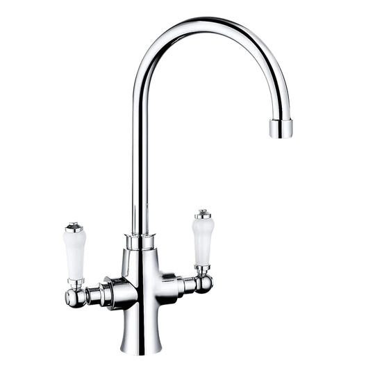 Rura Kitchen Twin Lever Monobloc Tap