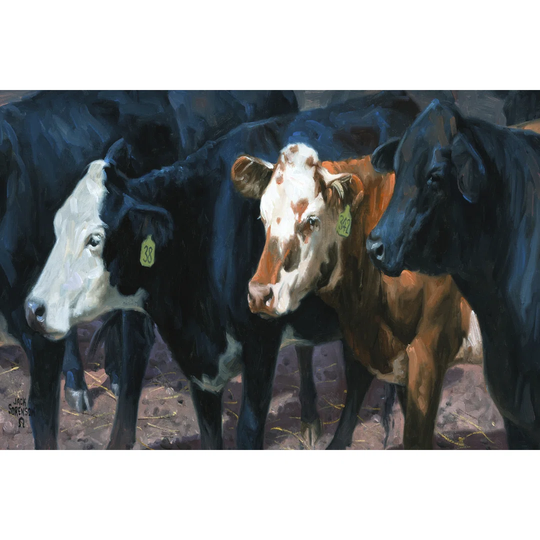 The Gossips - Wrapped Canvas Art Prints