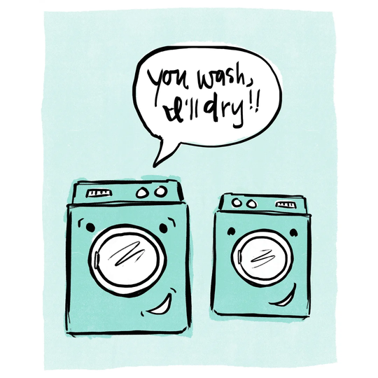 You Wash - Wrapped Canvas Painting Print