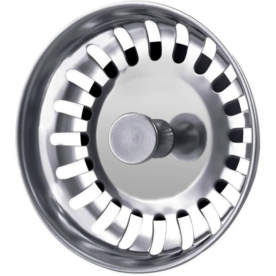 78mm Sink Filter Plug Kitchen Stainless Steel For Kitchen and Bathroom
