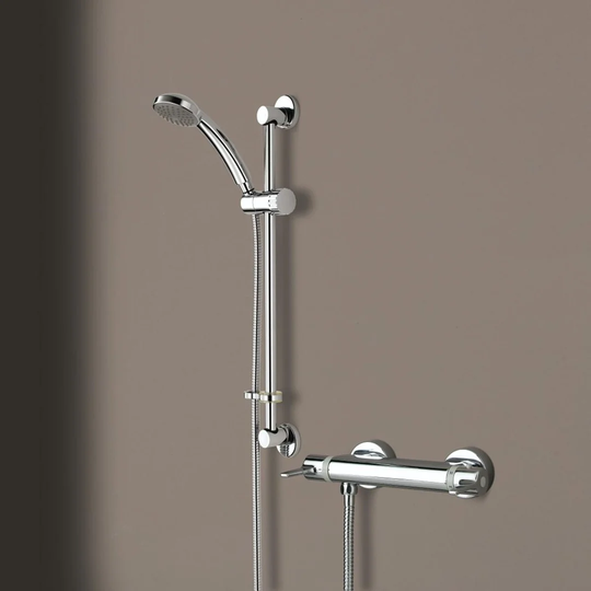 Thermostatic Shower with Slider Rail