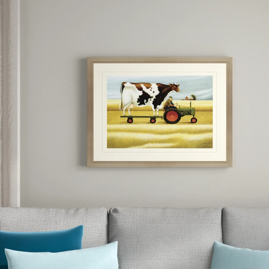'Ride to the Fair' Framed Graphic Art Print