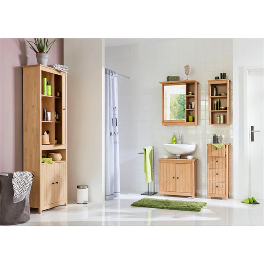 62cm x 70cm Surface Mount Mirror Cabinet with LED Lighting