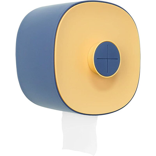 Toilet Paper Holder, Waterproof Wall Mounted Paper Roll Dispenser Box Facial Napkins Towels Storage Container Cover Home Tissue Organizer Case with