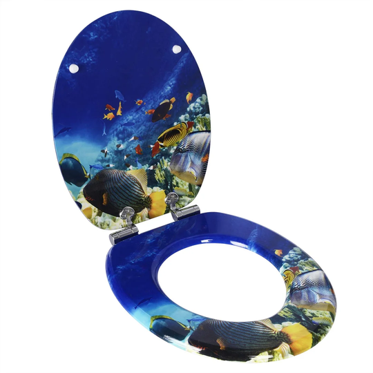 Ceanna Soft Close Round Standard Toilet Seat