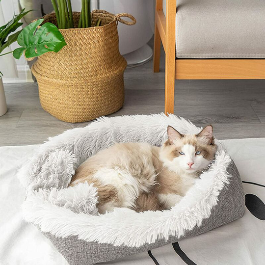 Cat Bed, Cat Cushion Soft Cat Bed Double-use Indoor Cat Beds Washable Cat and Small Dog Bed