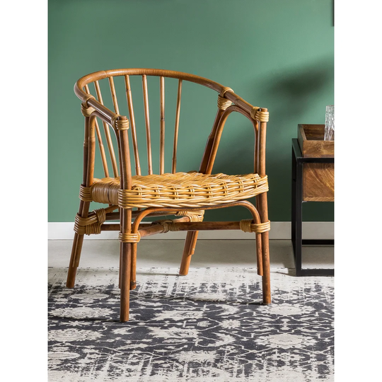 Padmini Windsor Back Armchair in Nature