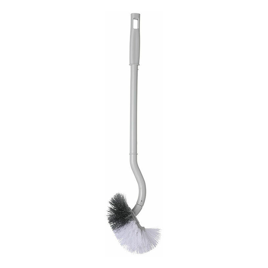 Toilet Brush Toilet Brush Long Handle Plastic Toilet Brush with Solid Bristles for Toilet Cleaning, Deep Cleaning, Gray 2 pieces