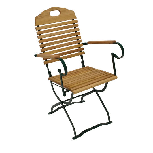 Plum Folding Robinia Patio Dining Armchair