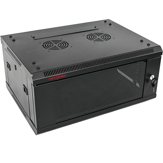 Rackmatic - Server rack cabinet 19 4U mural 600x450x286mm SOHOrack asw diy