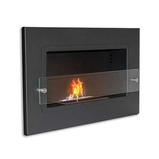 Hanzhe 64Cm W Surface Wall Mounted Bio Ethanol Fire